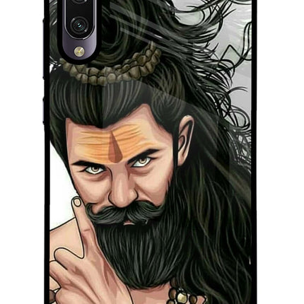 Mahadev Mi A3 Glass Case Back Cover by Casekaro