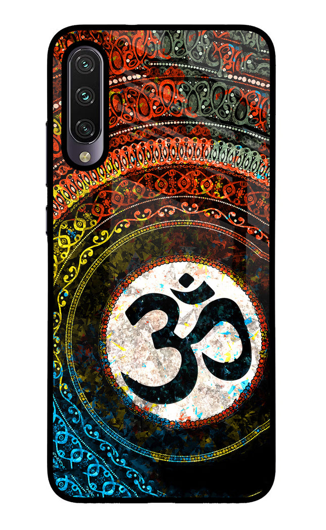 Om Cultural Mi A3 Glass Case Back Cover by Casekaro
