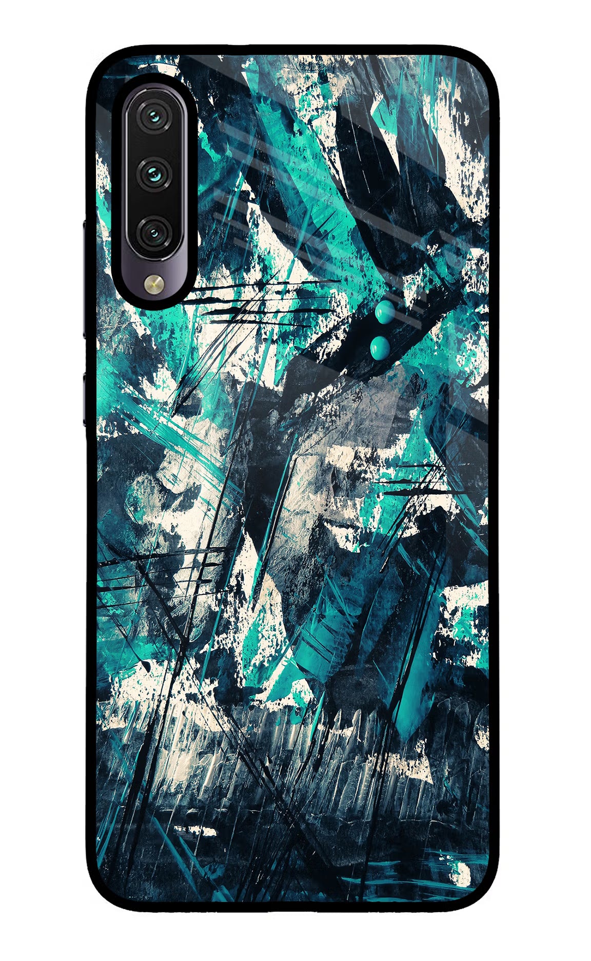 Artwork Mi A3 Glass Case Back Cover by Casekaro