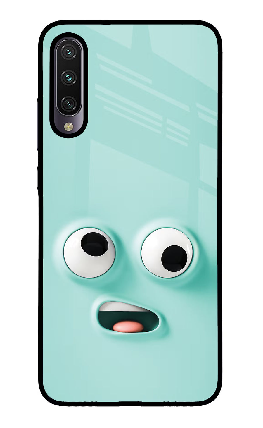 Funny Cartoon Mi A3 Back Cover, Glass case