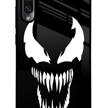 Venom Mi A3 Glass Case Back Cover by Casekaro