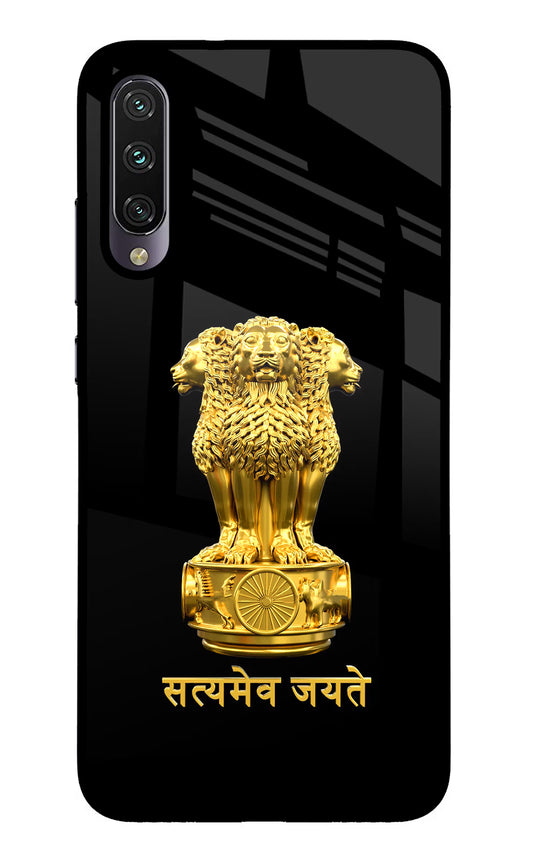 Satyamev Jayate Golden Mi A3 Glass Case