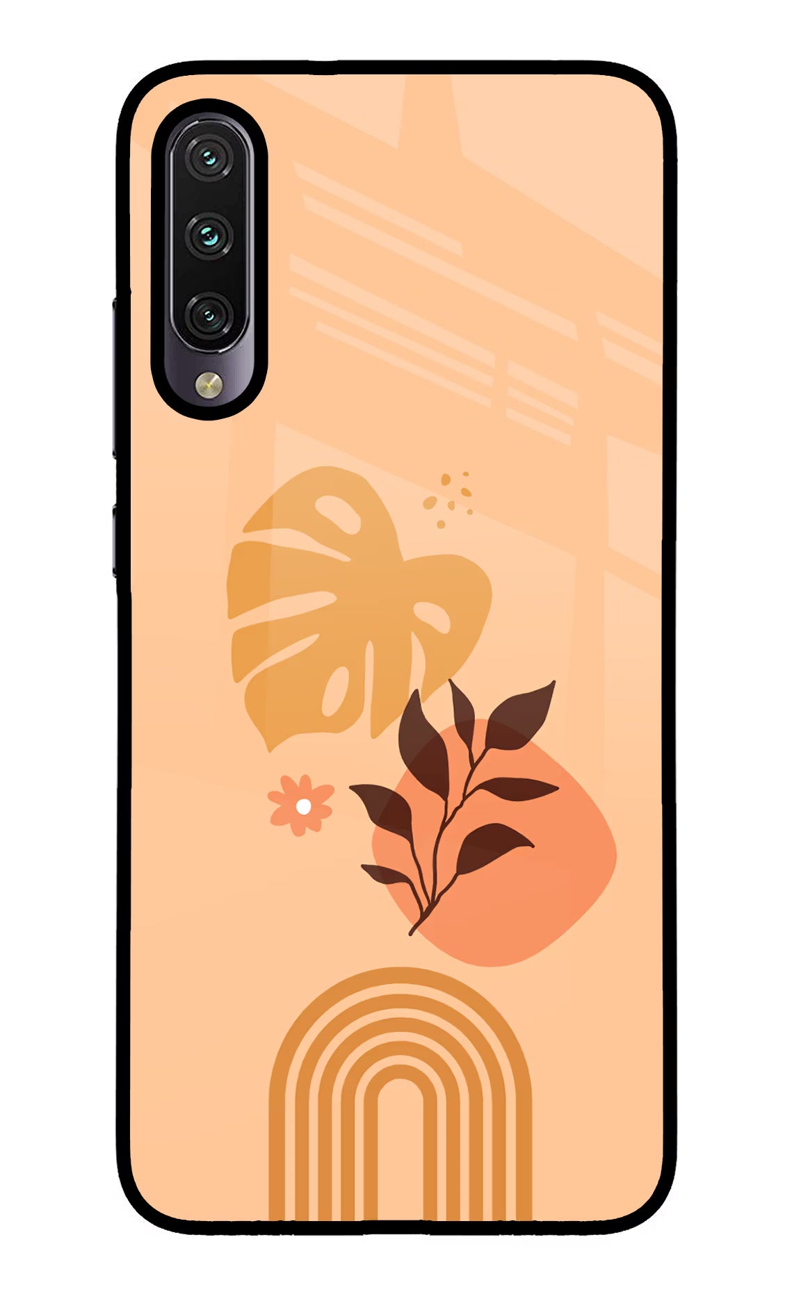 Bohemian Art Mi A3 Glass Case Back Cover by Casekaro