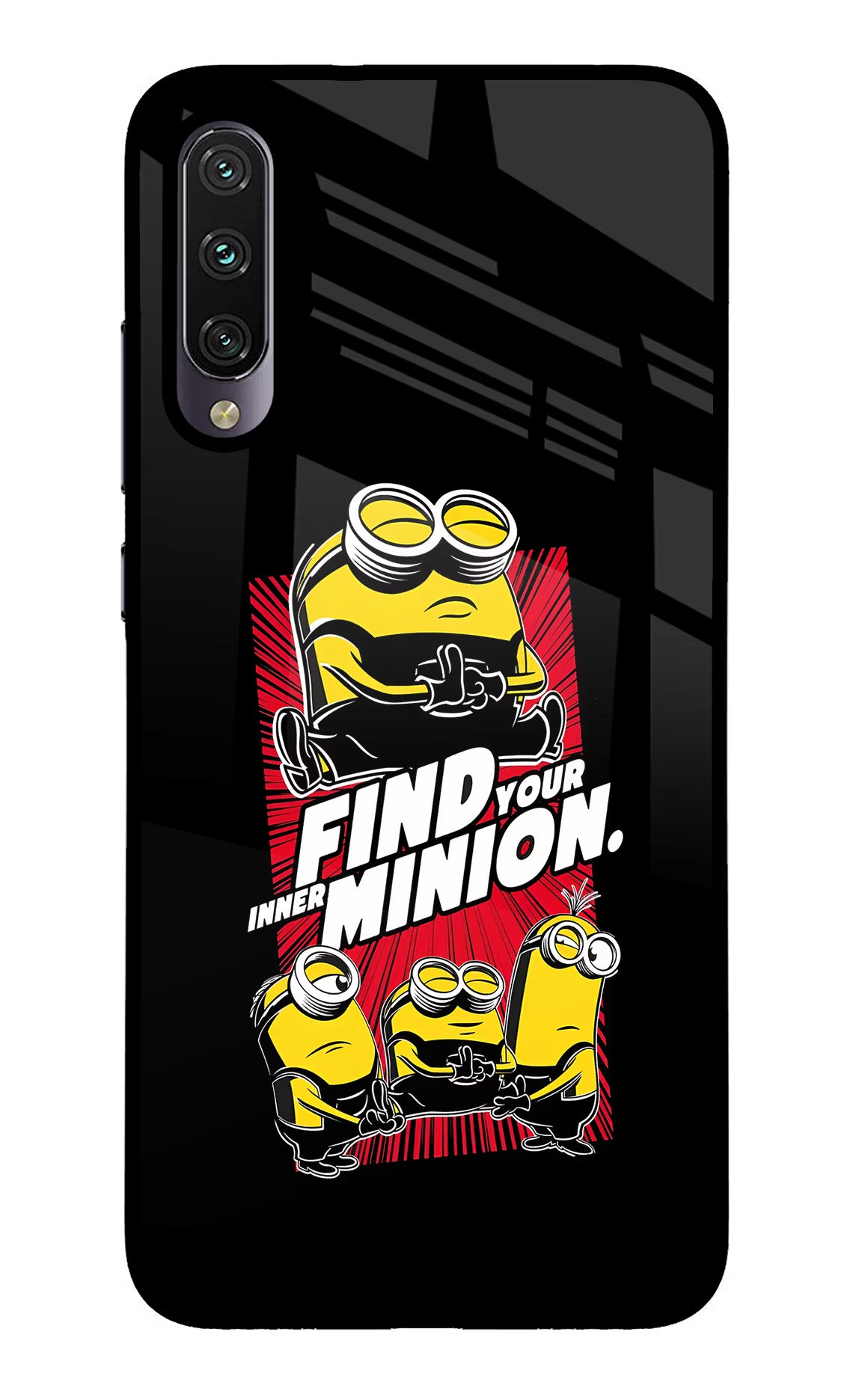 Find your inner Minion Mi A3 Glass Case