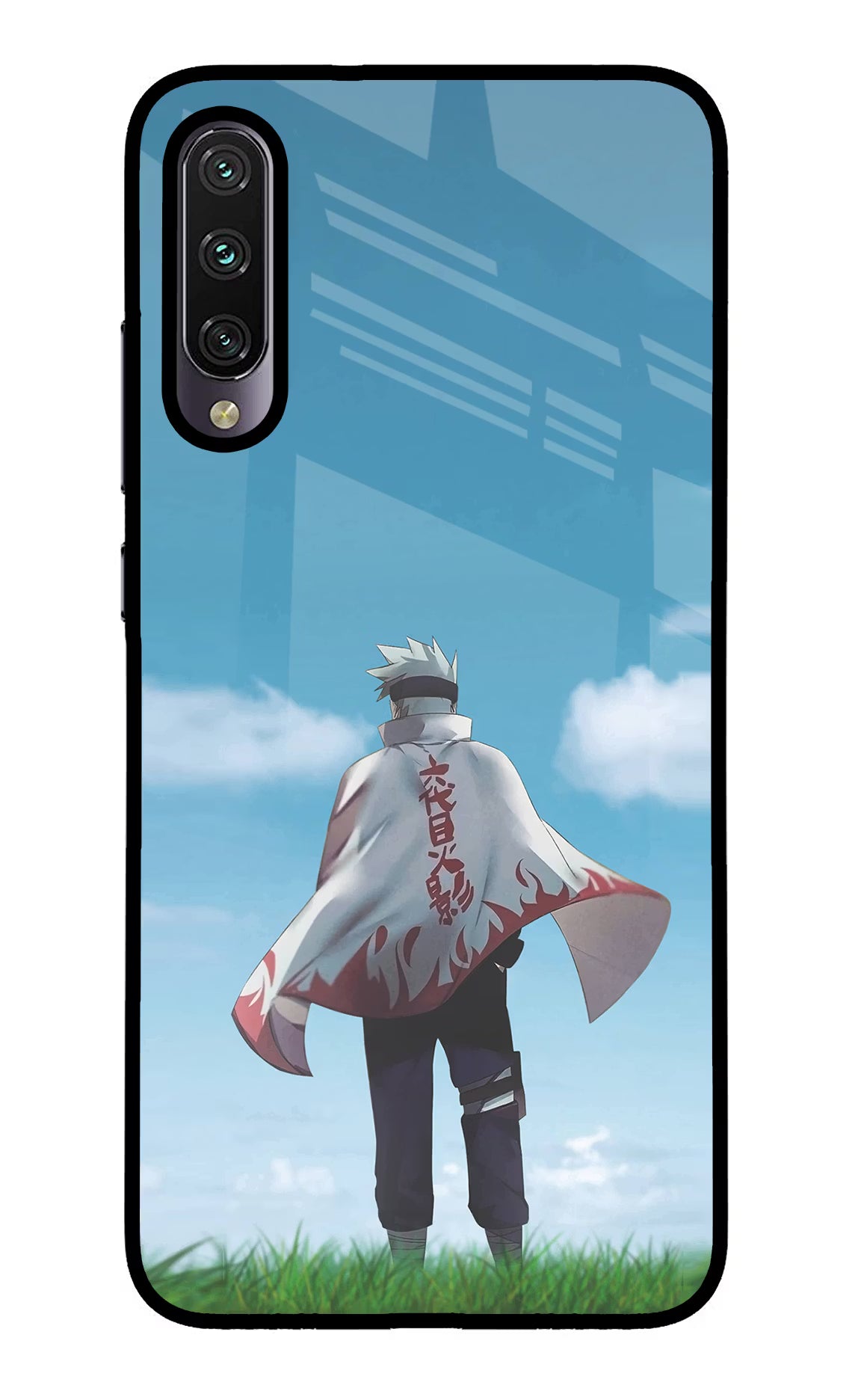 Kakashi Mi A3 Glass Case Back Cover by Casekaro