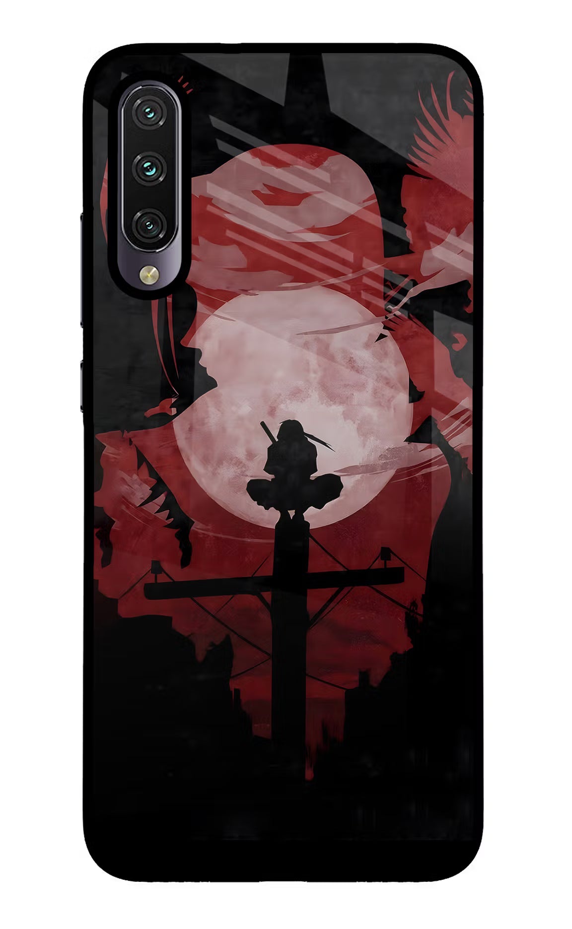 Naruto Anime Mi A3 Glass Case Back Cover by Casekaro