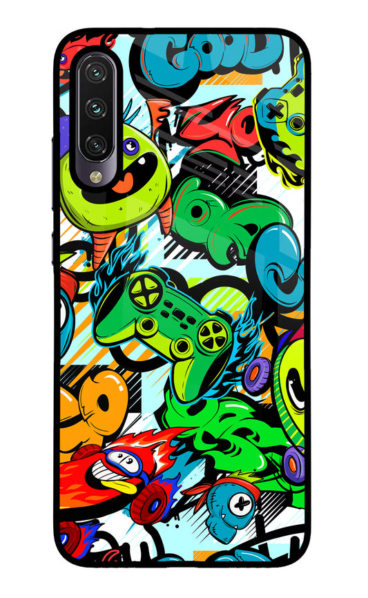 Game Doodle Mi A3 Glass Case