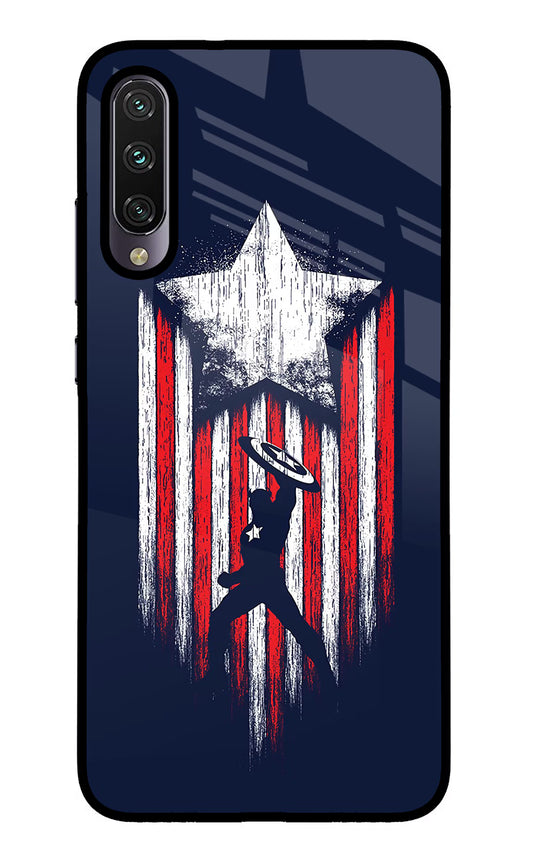 Captain America Marvel Art Mi A3 Glass Case