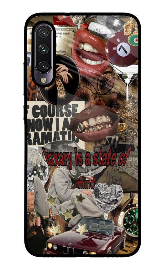 Luxury Mi A3 Glass Case