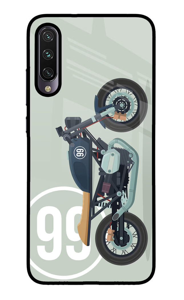 Classic Cafe Racer 99 Mi A3 Glass Case Back Cover by Casekaro
