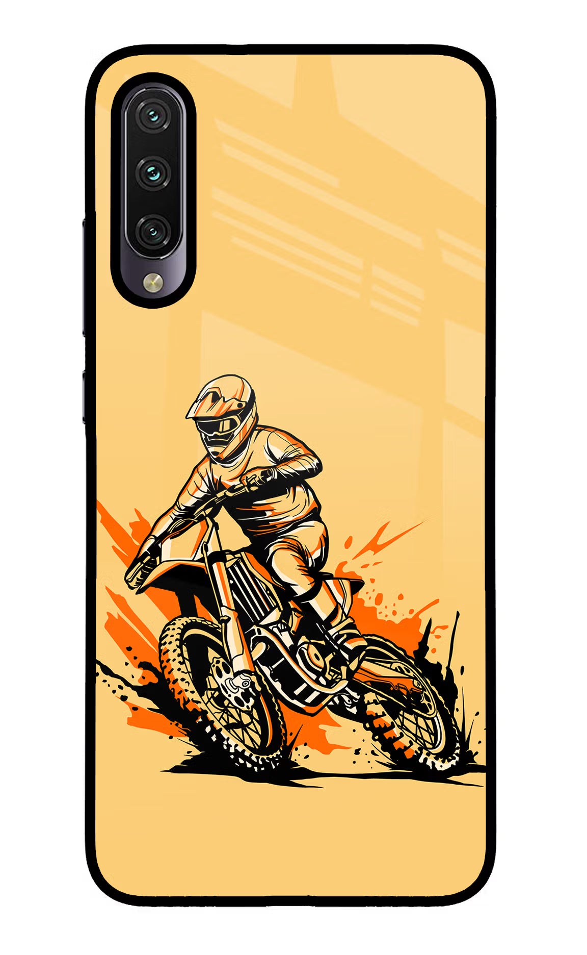 Off-Road Fury Mi A3 Glass Case