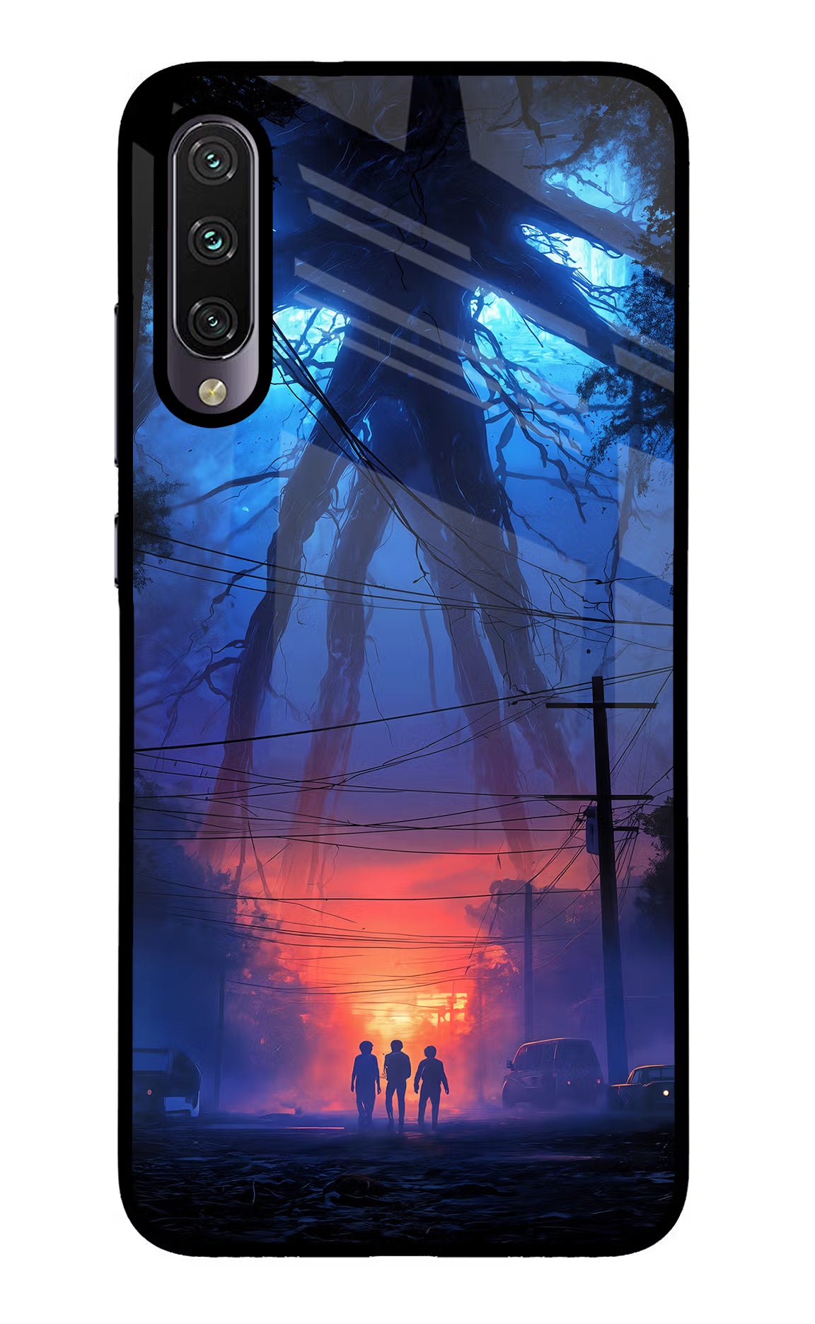 Ordinary Things Shadow Mi A3 Glass Case Back Cover by Casekaro