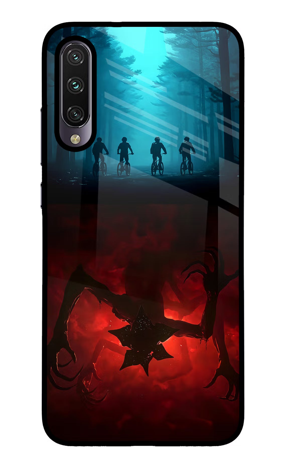 Ordinary Things Downside Up Mi A3 Glass Case Back Cover by Casekaro