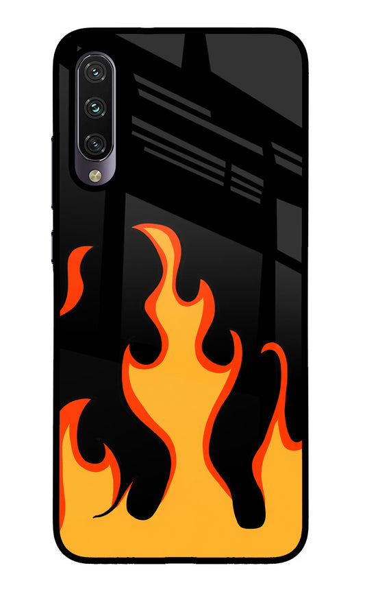 Fired Up – Black Mi A3 Glass Case