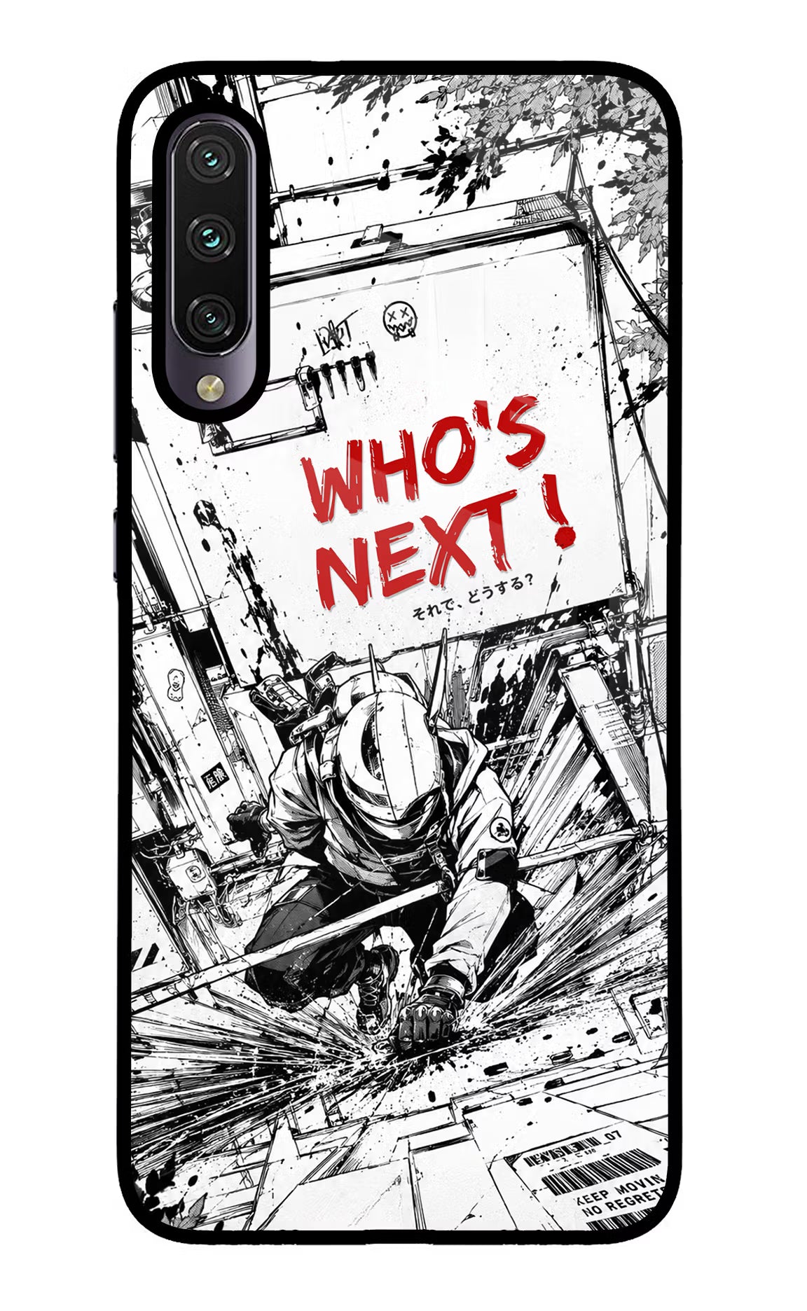 Who's Next Mi A3 Glass Case Back Cover by Casekaro