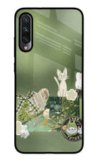 Aesthetic anime Mi A3 Glass Case