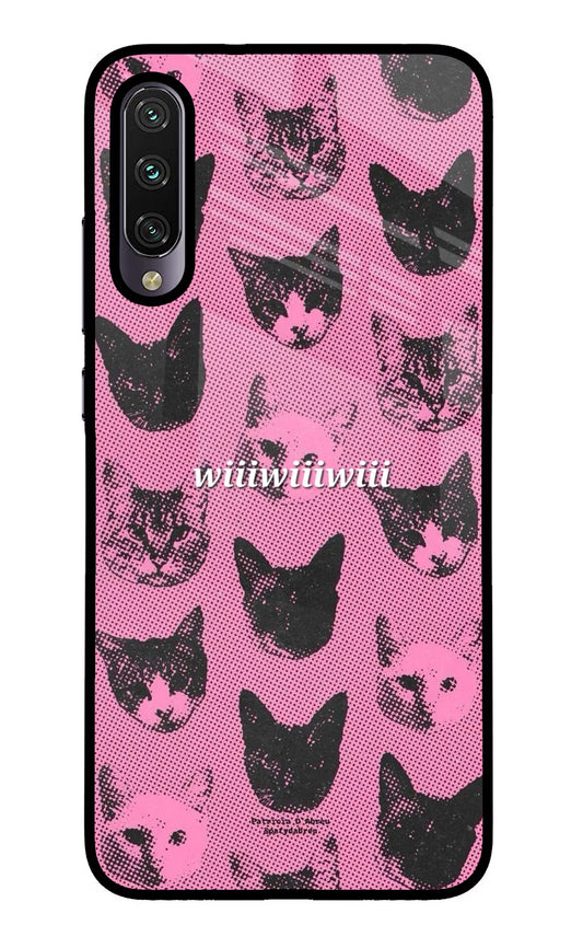 Pink Cats Mi A3 Glass Case