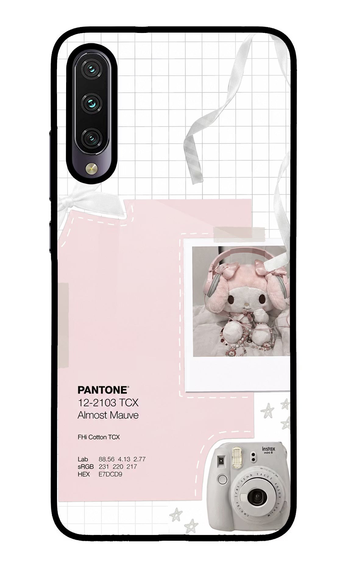 Pantone Asthetic Mi A3 Glass Case