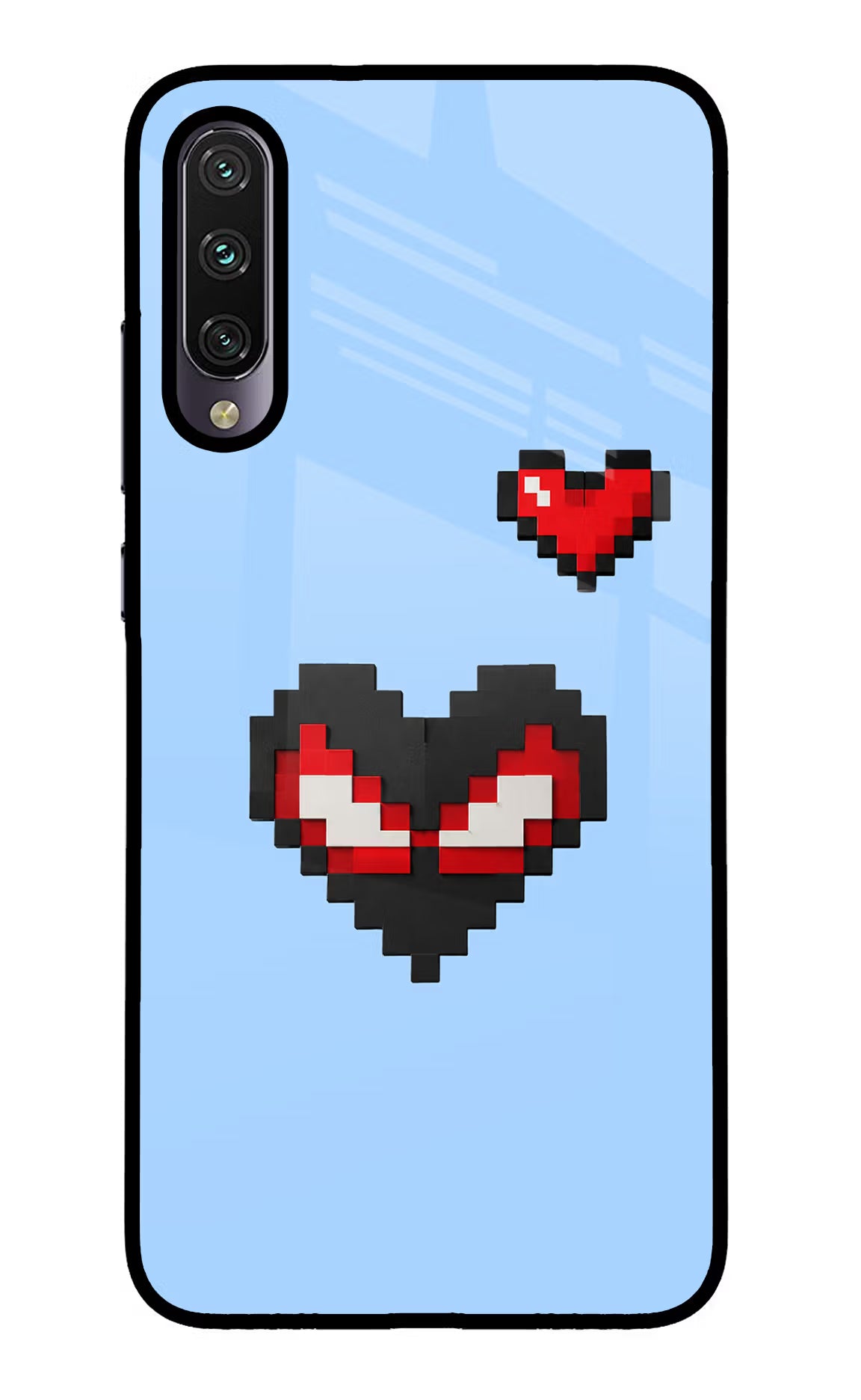 Peter Heart Mi A3 Glass Case