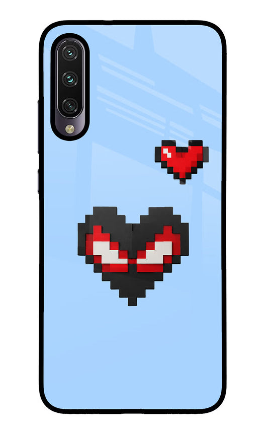 Peter Heart Mi A3 Glass Case