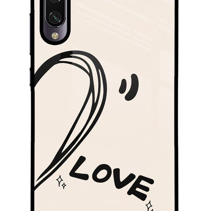 Soul Line Mi A3 Glass Case Back Cover by Casekaro