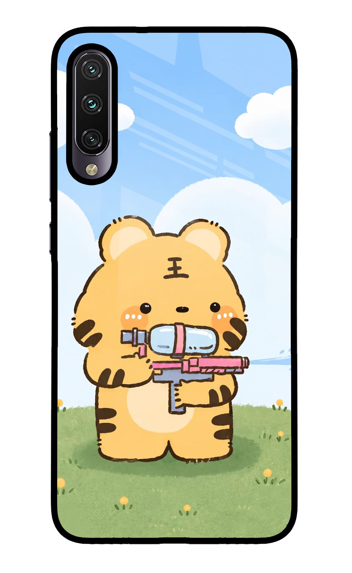 Tiger Treat Mi A3 Glass Case