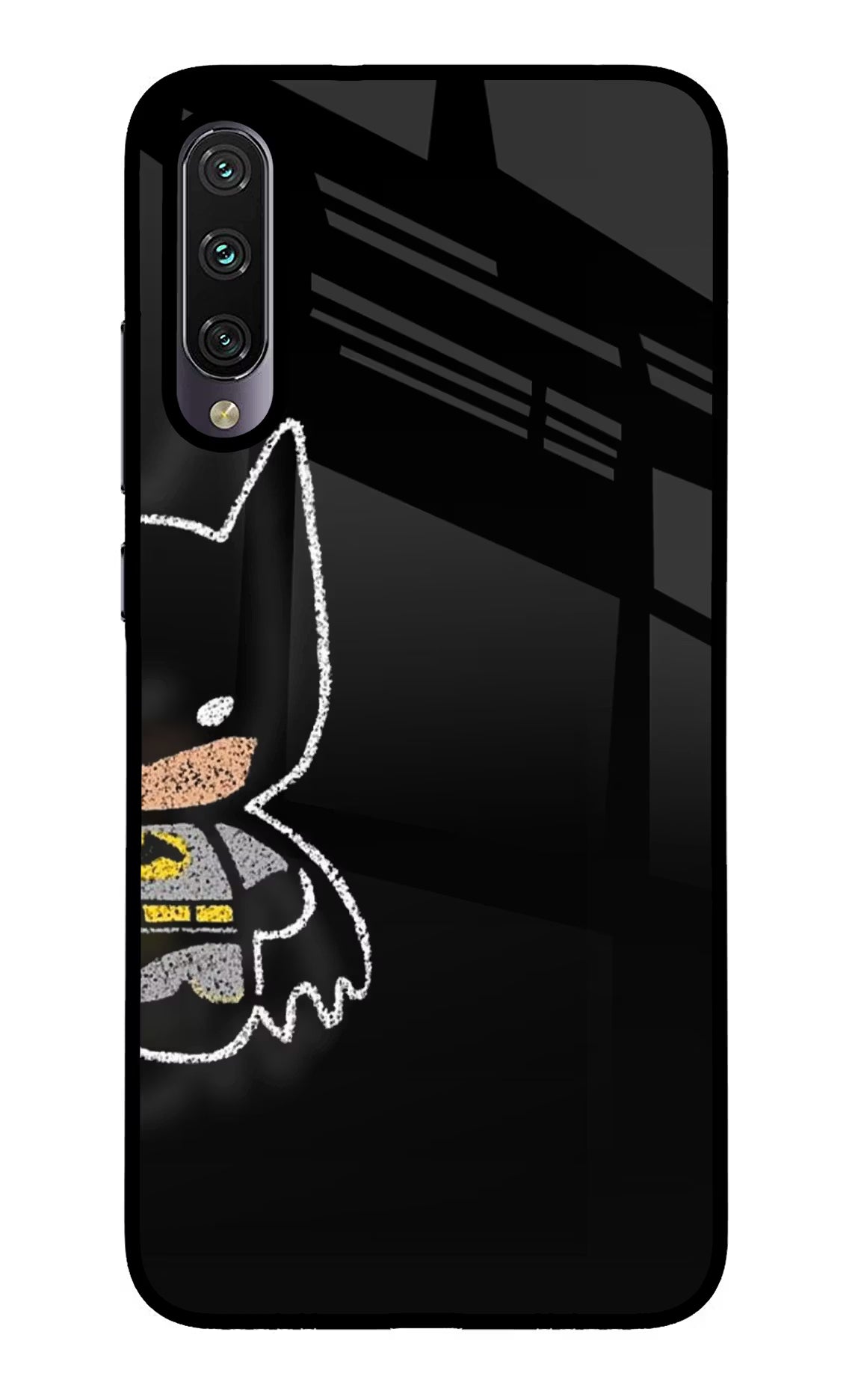 Bat Kitty Mi A3 Glass Case