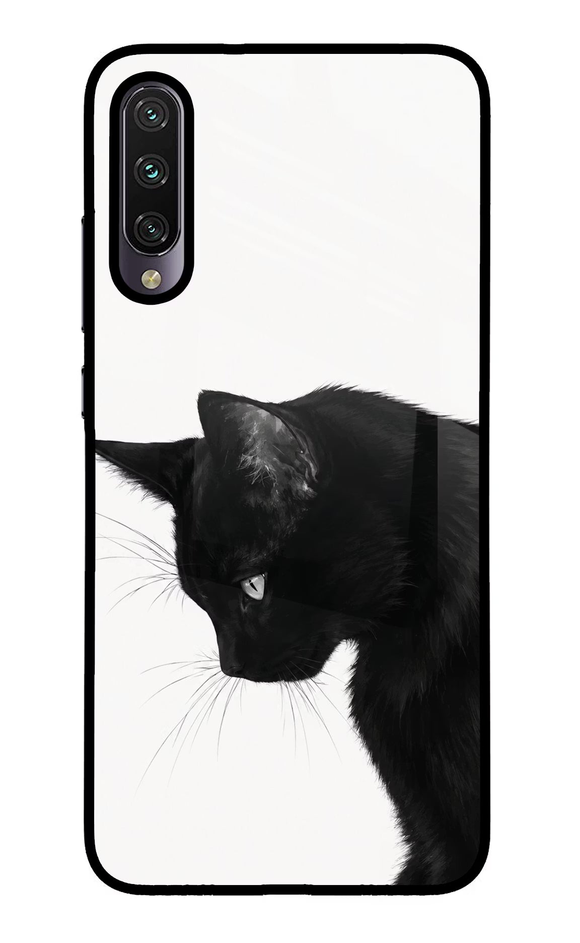 Shadow Gaze Mi A3 Glass Case