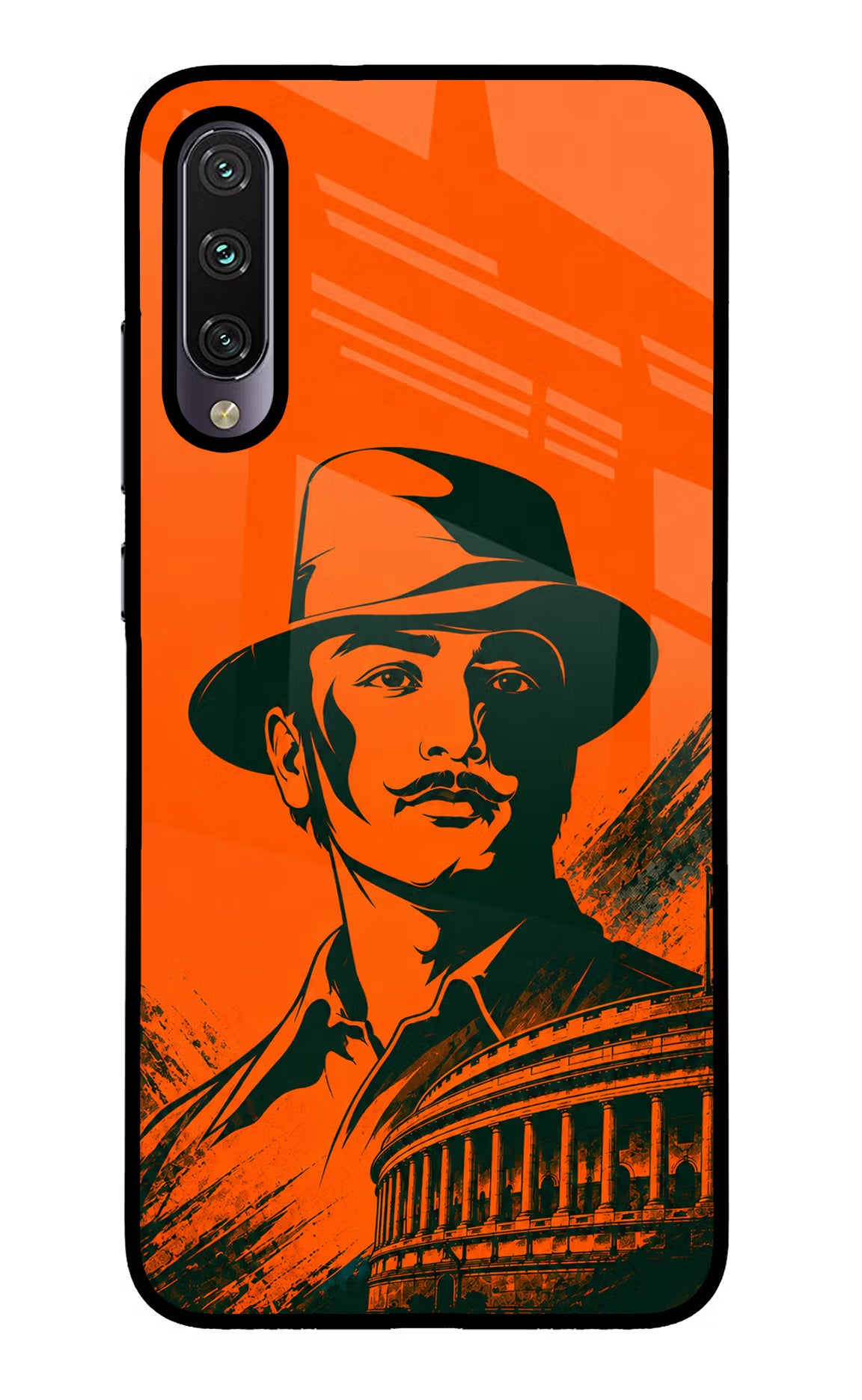 Bhagat Singh Legacy Mi A3 Glass Case