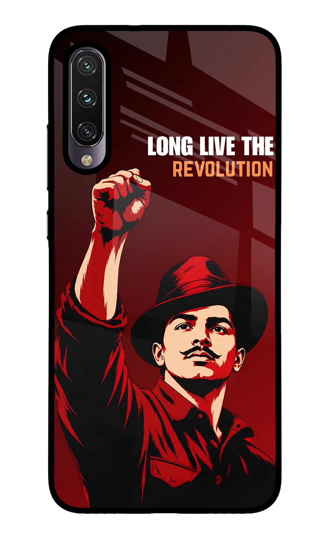 Bhagat Singh Revolution Mi A3 Glass Case