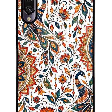 White Mayura Mi A3 Glass Case