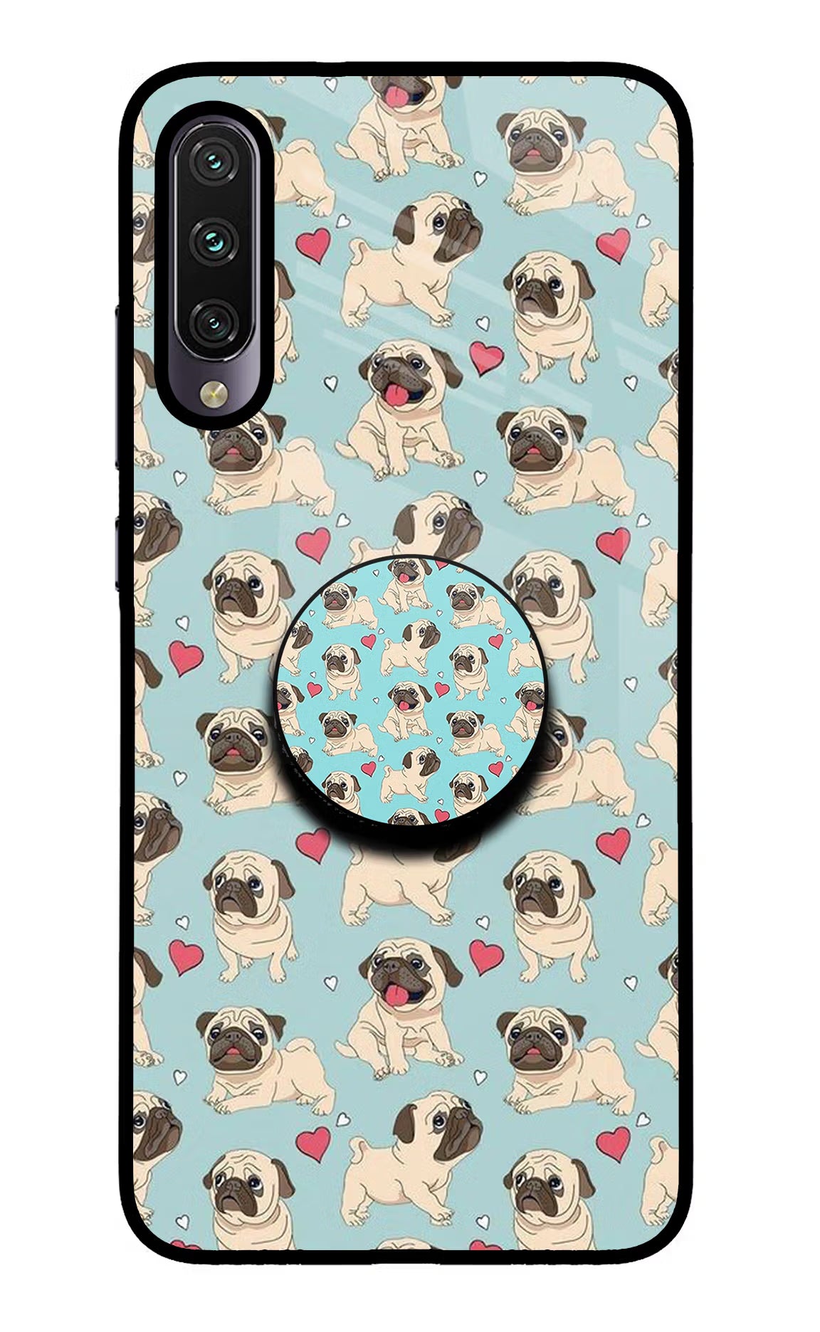 Pug Dog Mi A3 Pop Case by Casekaro