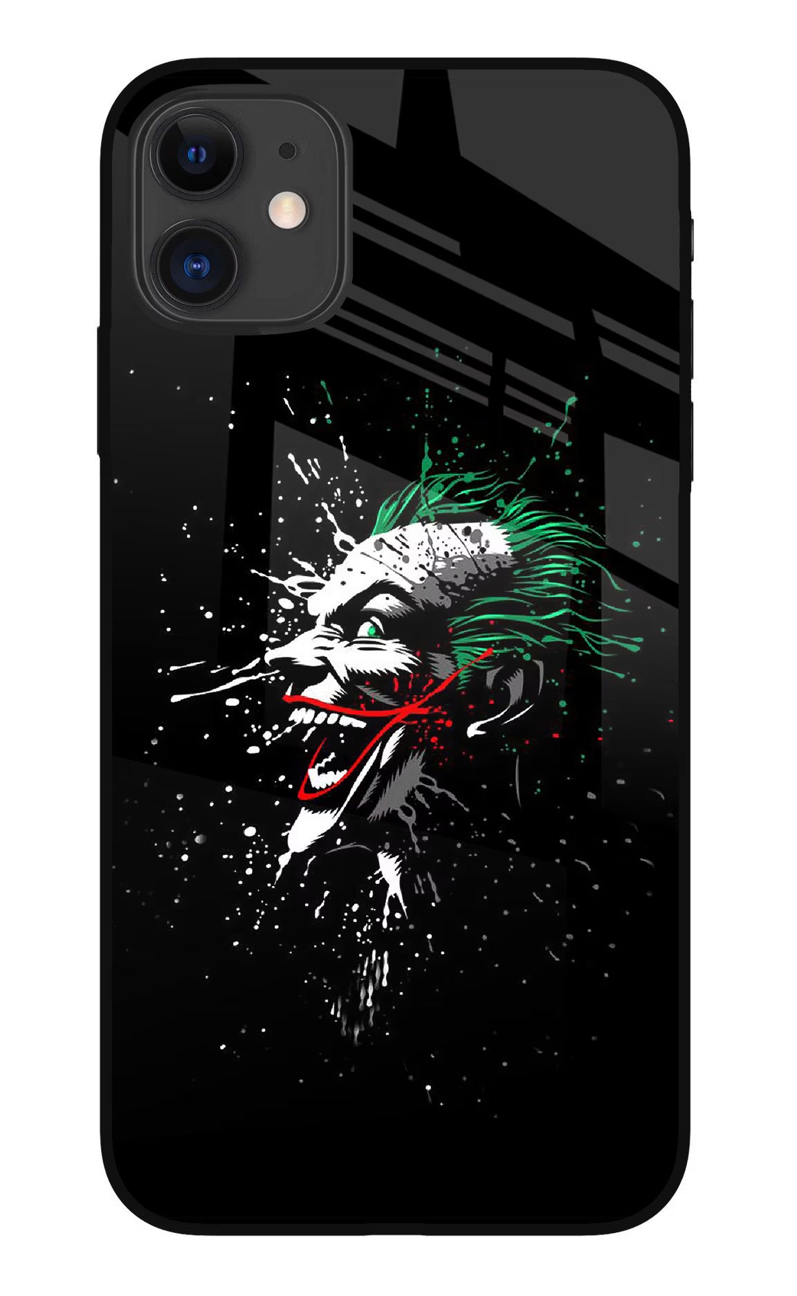 Joker iPhone 11 Glass Case Back Cover by Casekaro