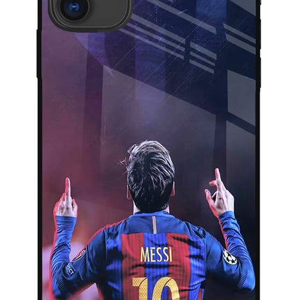 Messi iPhone 11 Glass Case Back Cover by Casekaro