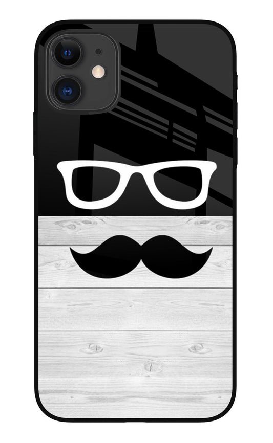 Mustache iPhone 11 Glass Case