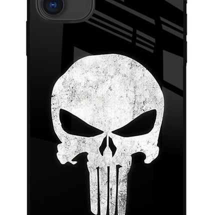 Punisher Skull iPhone 11 Glass Case Back Cover by Casekaro