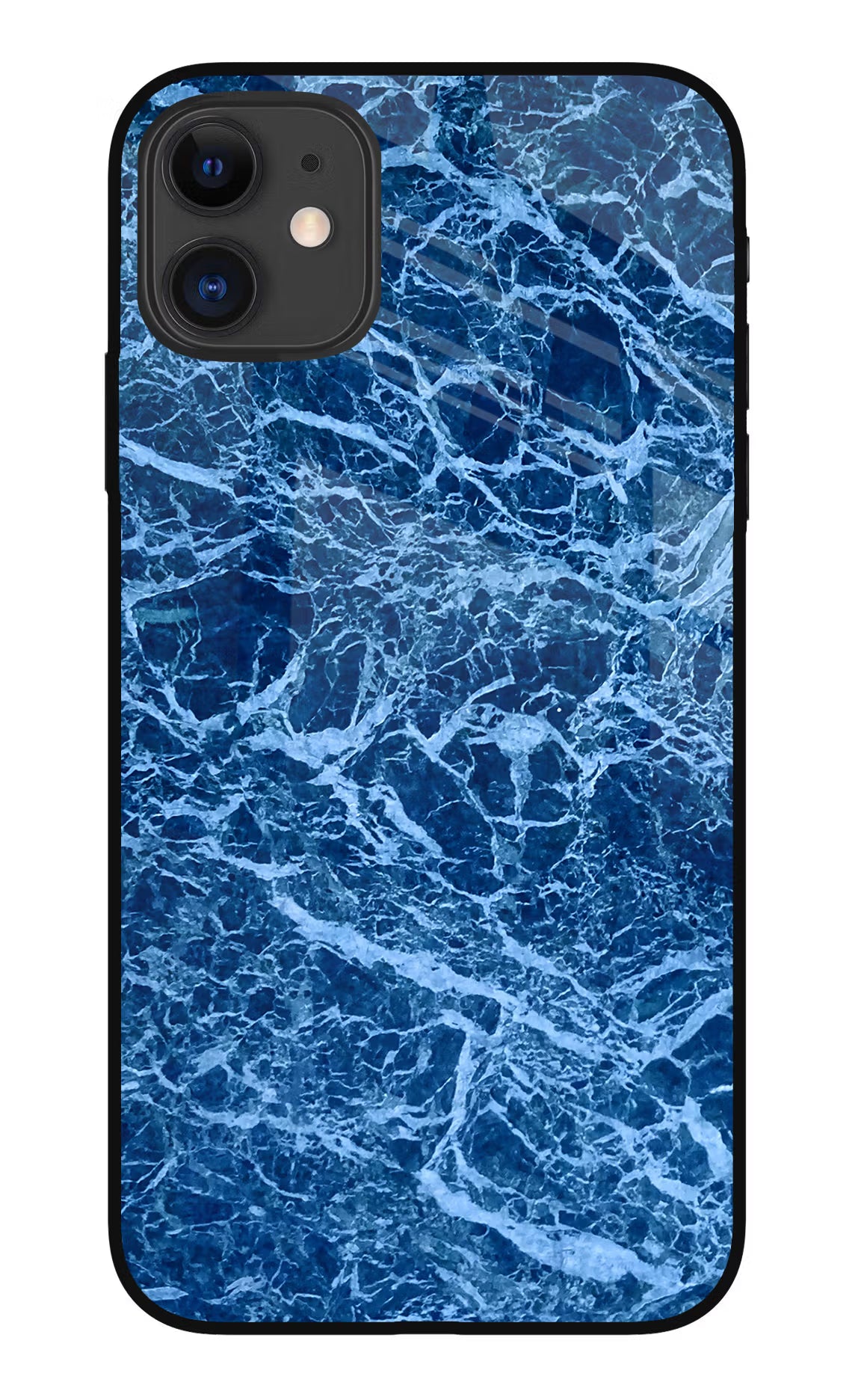 Blue Marble iPhone 11 Glass Case Back Cover by Casekaro