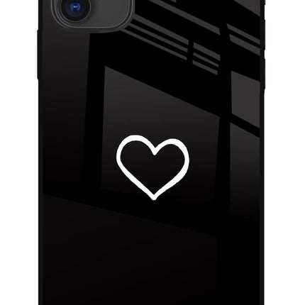 Heart iPhone 11 Glass Case Back Cover by Casekaro