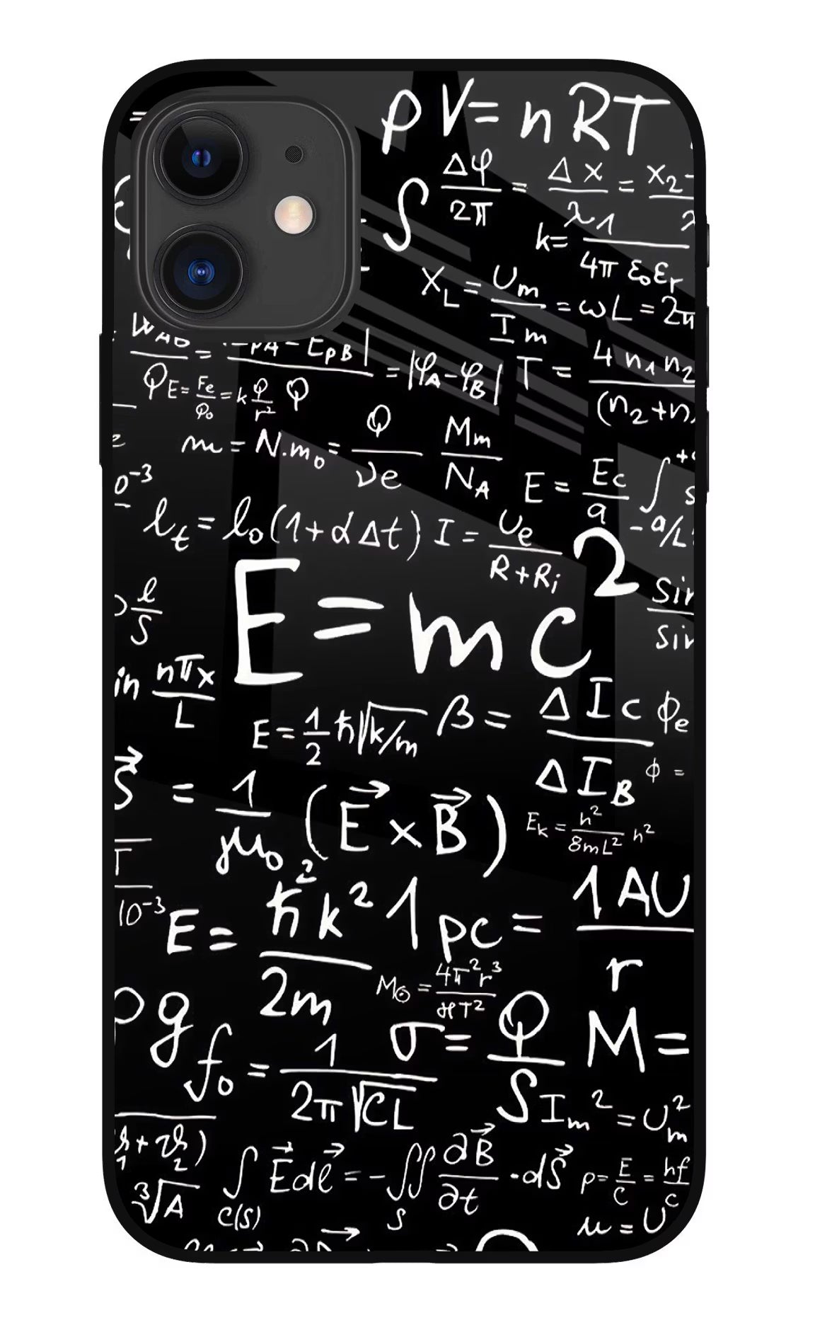 Physics Formula iPhone 11 Glass Case Back Cover by Casekaro