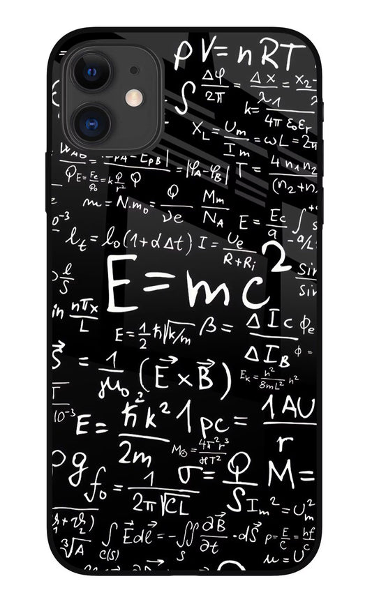 Physics Formula iPhone 11 Glass Case