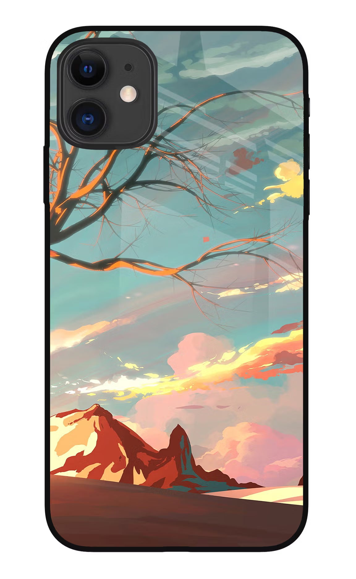 Scenery iPhone 11 Glass Case Back Cover by Casekaro