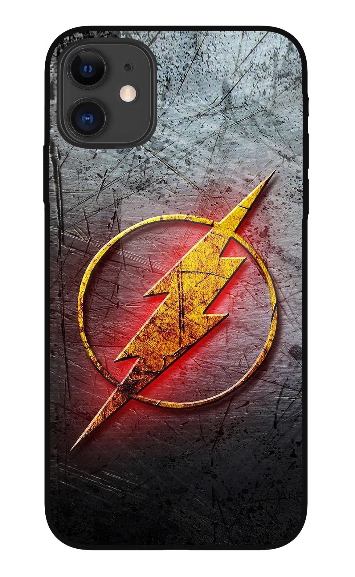 Flash iPhone 11 Glass Case Back Cover by Casekaro