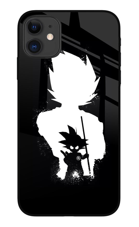 Goku Shadow iPhone 11 Glass Case