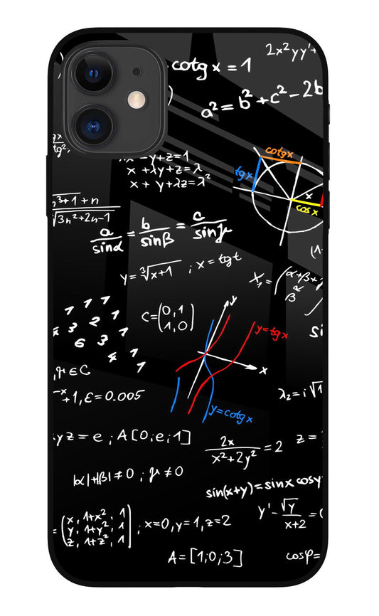 Mathematics Formula iPhone 11 Glass Case