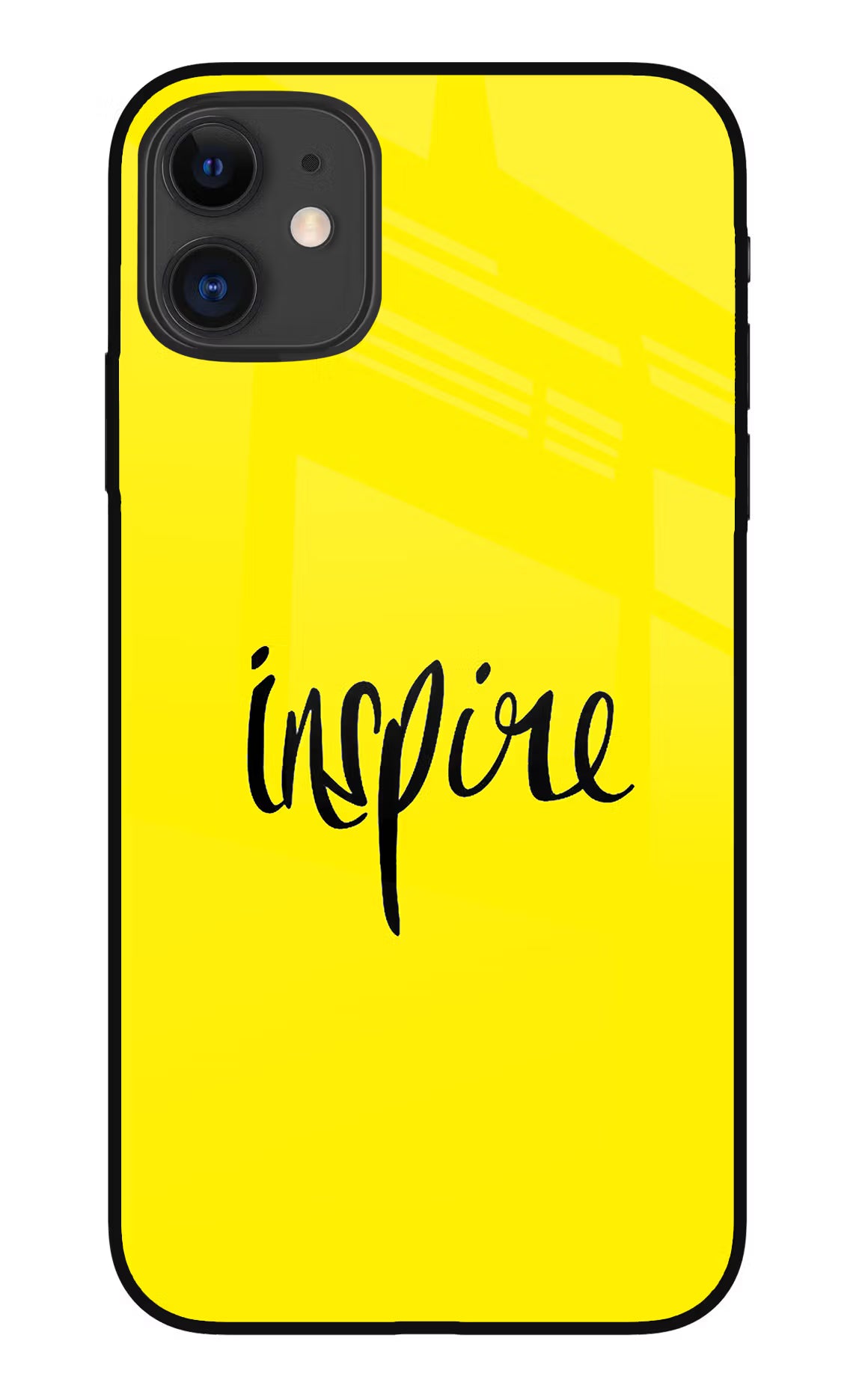 Inspire iPhone 11 Glass Case Back Cover by Casekaro