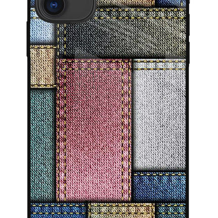 Multicolor Jeans iPhone 11 Glass Case Back Cover by Casekaro