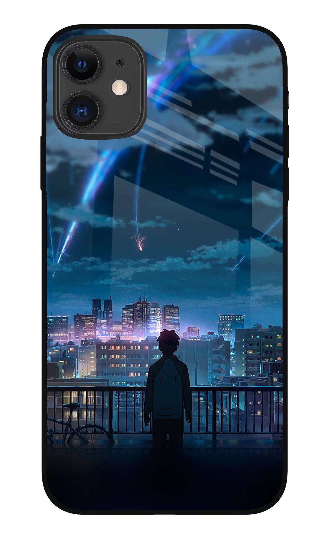 Anime iPhone 11 Glass Case Back Cover by Casekaro