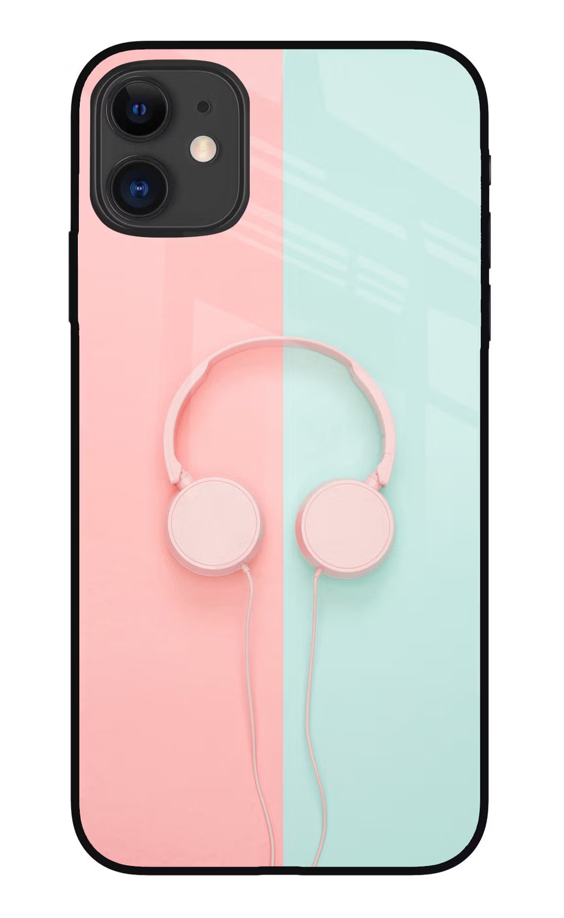 Music Lover iPhone 11 Glass Case Back Cover by Casekaro