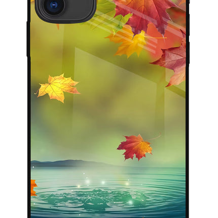 Flowers iPhone 11 Glass Case Back Cover by Casekaro