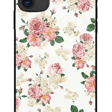Flowers iPhone 11 Glass Case Back Cover by Casekaro